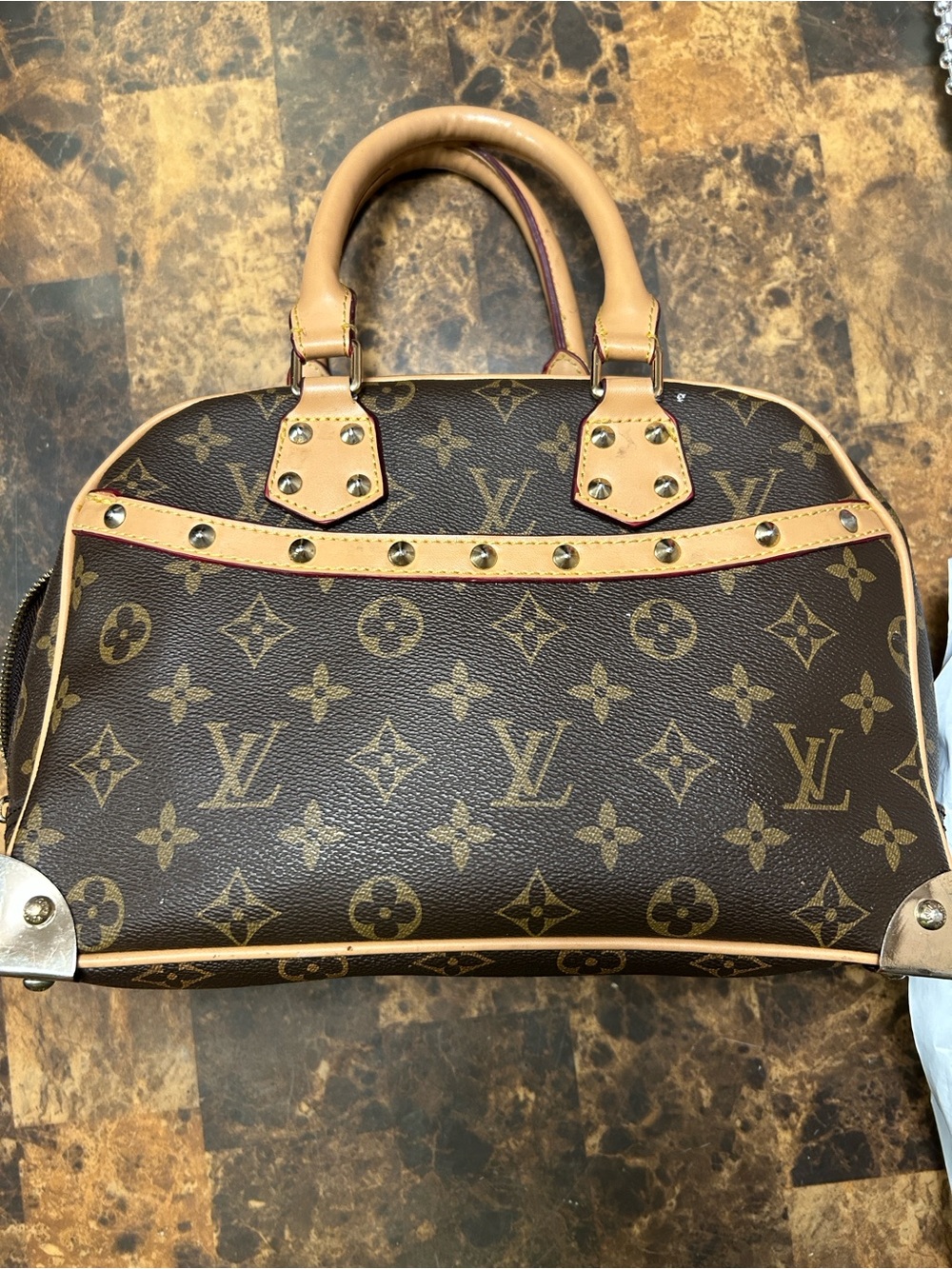 Monogram Satchel